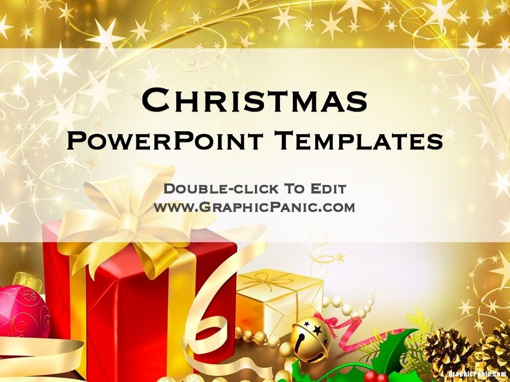 Christmas PowerPoint Template GraphicPanic