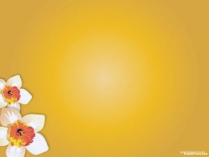 yellow flower powerpoint background